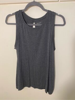 Halogen Dark Gray Relaxed Sleeveless Tank